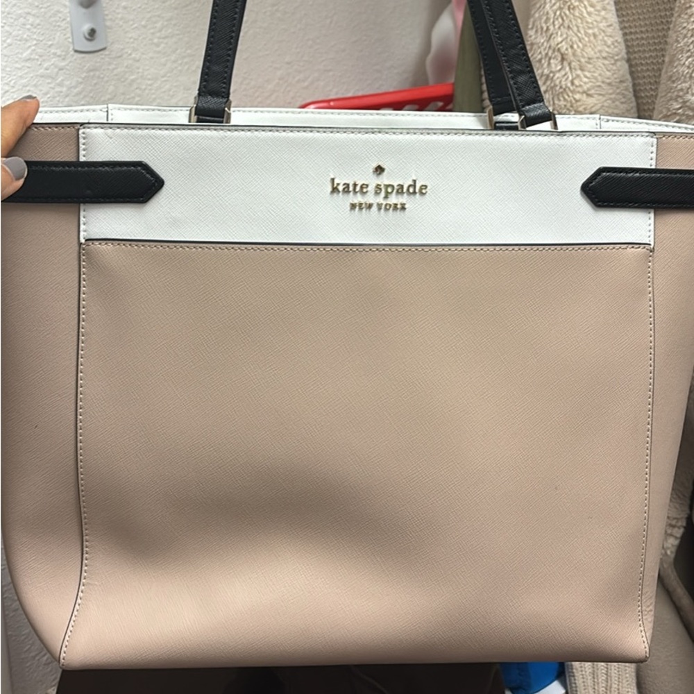 Kate Spade Tan and Black Tote